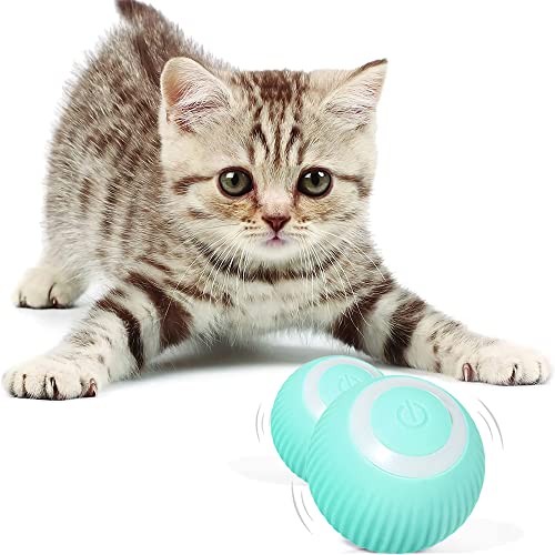 Interaktives Katzenspielzeug Ball, Katzenspielzeug Intelligenz Katzenball Elektrisch, Automatisches Katzenspielzeug für Katzen von Speedy Panther
