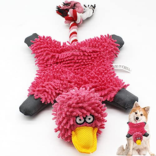 Speedy Panther Quietschendes Hundespielzeug für große Hunde, Plüsch-Hundespielzeug gegen Langeweile, weiches Hundespielzeug für kleine, mittelgroße und große Hunde (Rosa) Speedy Panther Quietschendes Hundespielzeug für große Hunde, Plüsch-Hundespielzeug gegen Langeweile, weiches Hundespielzeug für kleine, mittelgroße und große Hunde (Rosa) von Speedy Panther