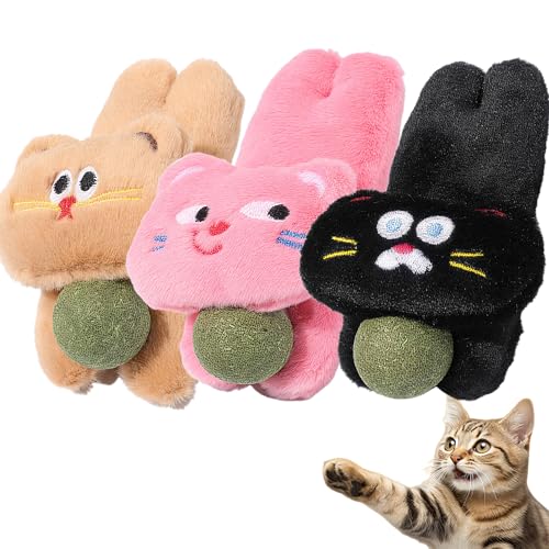 Speedy Panther Interaktives Katzenspielzeug-Set mit Katzenminze-Bällen, Plüsch-Kauspielzeug, Katzen-Kickspielzeug, Zahnreinigungsspielzeug, 3-teilig Speedy Panther Interaktives Katzenspielzeug-Set mit Katzenminze-Bällen, Plüsch-Kauspielzeug, Katzen-Kickspielzeug, Zahnreinigungsspielzeug, 3-teilig von Speedy Panther