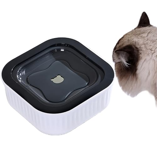Wassernapf Schüssel für große Hunde, auslaufsicher, spritzwassergeschützt, für Welpen, kleine, mittelgroße und große Hunde, 2 l von Speedy Panther