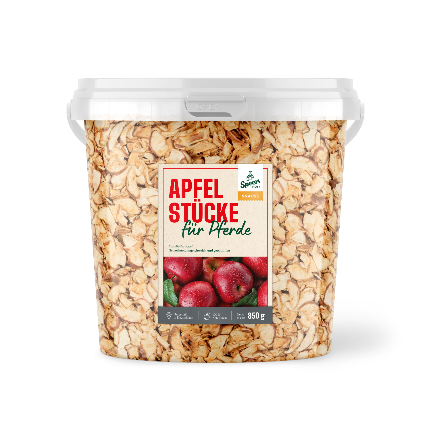 Speers Hoff Apfelchips für Pferde 850g Natürlicher Knabberspaß Speers Hoff Apfelchips für Pferde 850g Natürlicher Knabberspaß von Speers Hoff