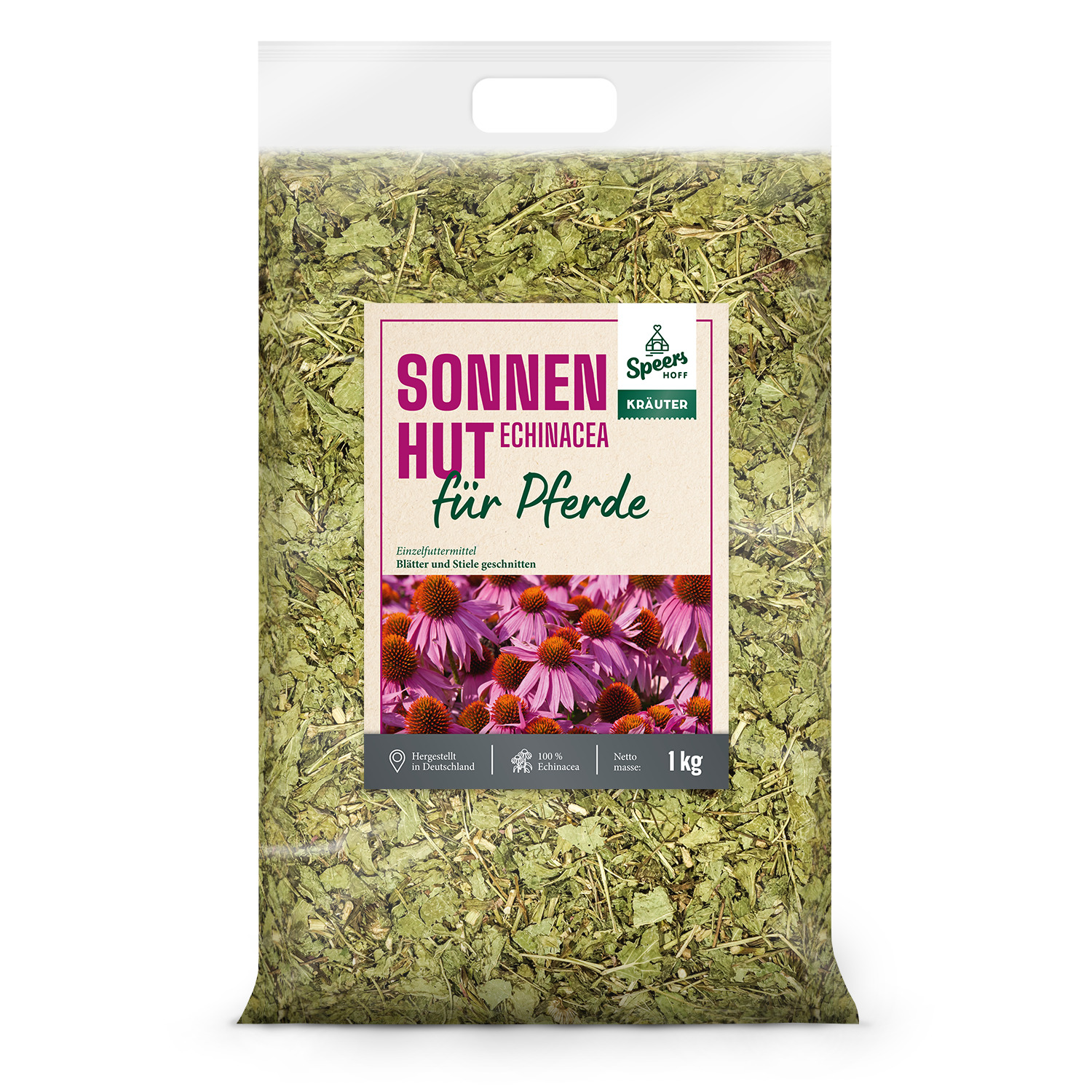 Speers Hoff Echinacea (Sonnenhut) für Pferde 1kg  Für Immunsystem & Abwehr von Speers Hoff