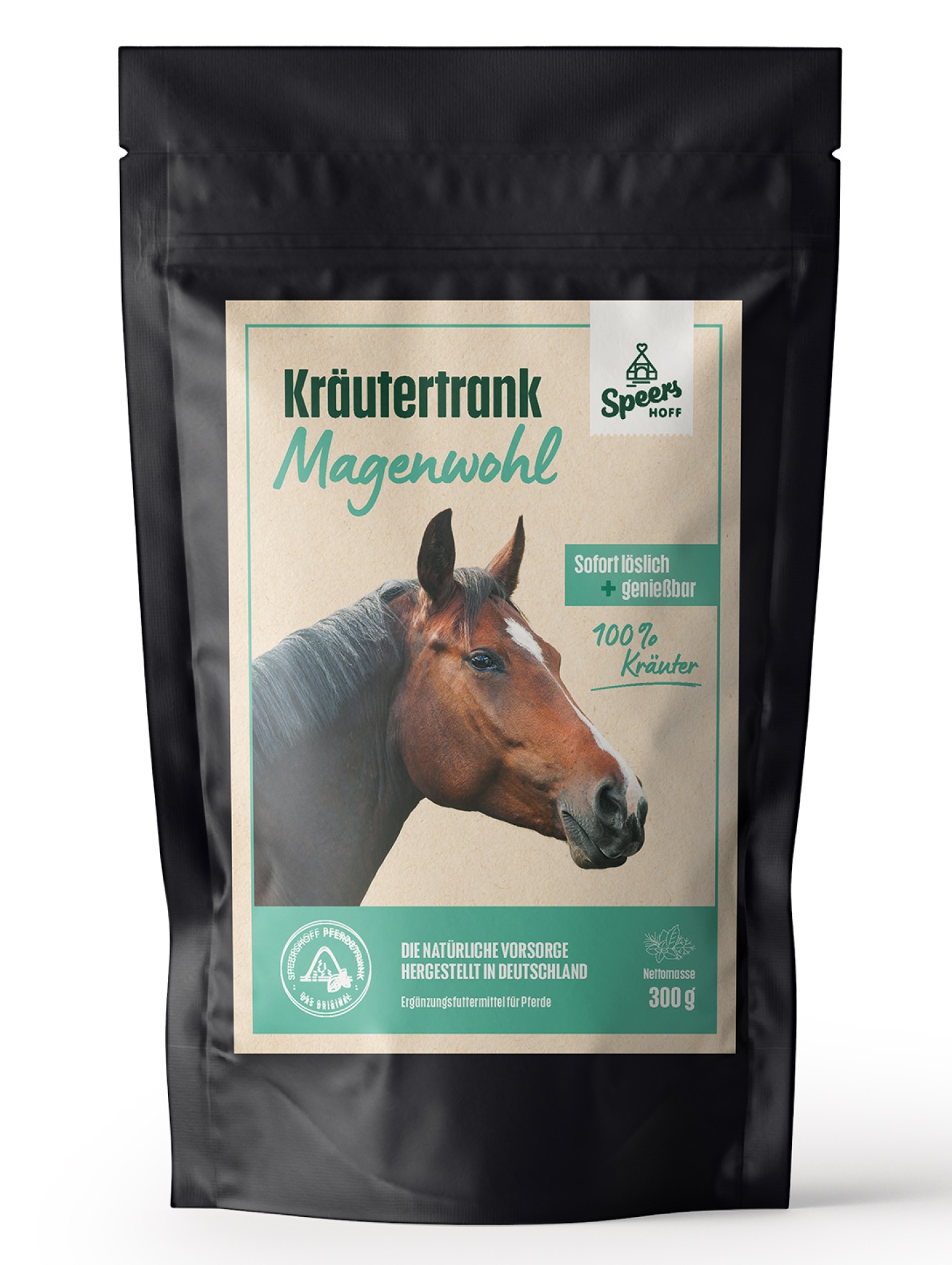 Speers Hoff Kräutertrank Magenwohl für Pferde 300g Unterstützt Magen & Darm Speers Hoff Kräutertrank Magenwohl für Pferde 300g Unterstützt Magen & Darm von Speers Hoff
