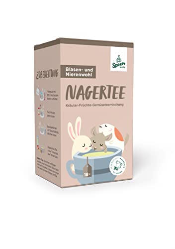 Speers Hoff - Nagertee Blasen & Niere Kräuter-Früchte-Gemüseteemischung - Teeschachtel 18x1,5g - Tee für Tiere - Das Original ! von Speers Hoff