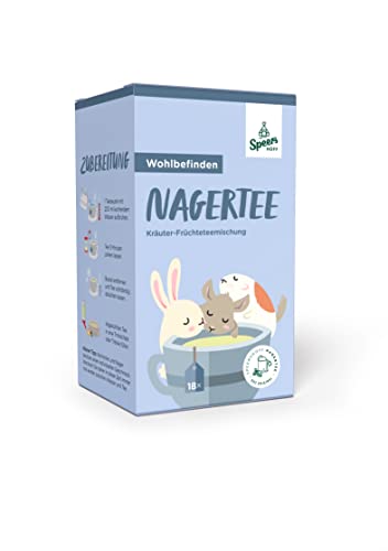 Speers Hoff - Nagertee Wohlbefinden Kräuter-Früchte-Gemüseteemischung - Teeschachtel 18x1,5g - Tee für Tiere - Das Original ! … von Speers Hoff