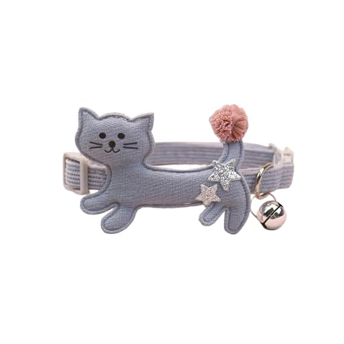 Süßes Katzenhalsband for kleine Welpen, Katzenhalsbänder, Schleife, Kätzchen, Katzenhalsband, Halskette mit Schleife (Color : C08) von SpeesY