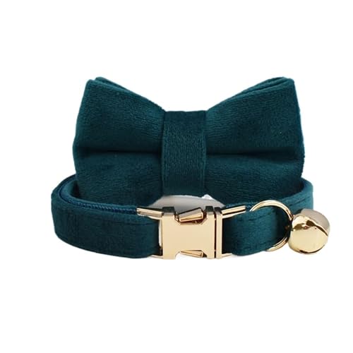 Süßes Katzenhalsband mit Schleife, personalisiertes Katzenhalsband mit Kätzchenhalsband-Halskette (Color : C1, Size : S for Neck 16-26cm) von SpeesY