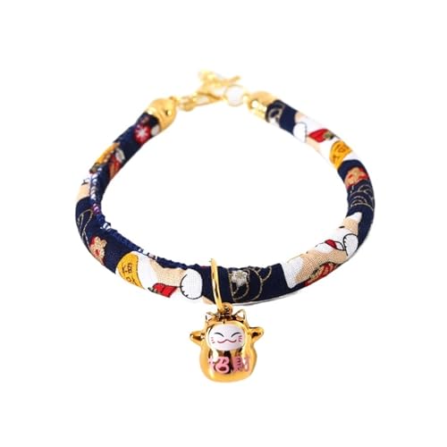 Verstellbares Halsband mit Glöckchen, niedliche Halskette, Haustier-Seil, Kätzchen-Kätzchen-Kragen, kleines Hundezubehör (Color : C3, Size : S 20-25cm) von SpeesY