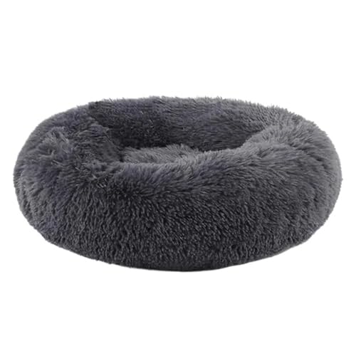 Warmes rundes Hundebett, rundes Haustier-Liegekissen for kleine, mittelgroße und große Hunde, Katzen, Hundehütte, Welpenmatte, Haustierbett (Color : C3, Size : 100cm Diameter) von SpeesY