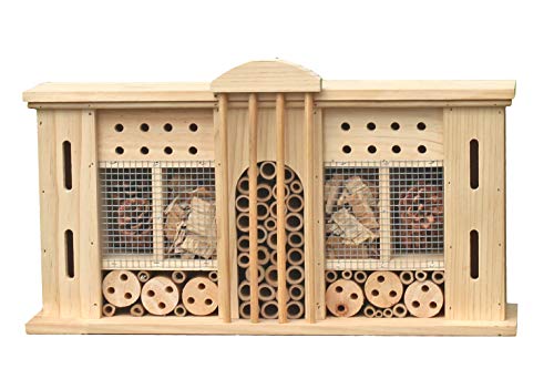 Insektenhotel Villa zum aufhängen - ca. 50 x 12,5 x 28 cm - Insektenhaus zum hängen von Spetebo