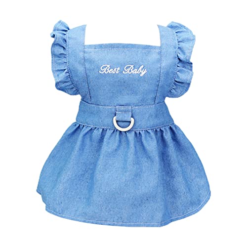 Haustierkleid, bestickte Buchstaben, Puffärmel, Traktionshaken, Sommer, Kätzchen, Katzenkleidung, Hundekleid, Outfits für kleine, mittelgroße Hunde, Katzen, Weihnachts- und Geburtstagsgeschenke, Haustierkleid, bestickte Buchstaben, Puffärmel, Traktionshaken, Sommer, Kätzchen, Katzenkleidung, Hundekleid, Outfits für kleine, mittelgroße Hunde, Katzen, Weihnachts- und Geburtstagsgeschenke, von SpirWoRchlan