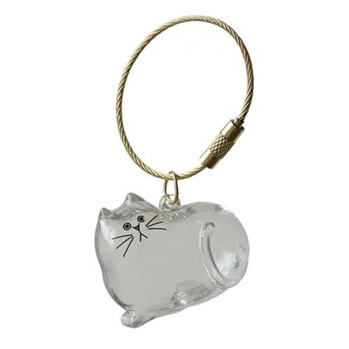 Katzenhaar-Aufbewahrungsflasche, Haustierfell und Haare, Andenken-Flasche, Schlüsselanhänger zum Sammeln von Katzen, Hundehaaren, Haustier-Gedenkgeschenken, Andenken, Haustierverlust-Geschenke von SpirWoRchlan
