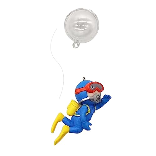 SpirWoRchlan Aquarium-Dekoration, schwimmende niedliche Taucher-Figuren mit Wasserballons für Aquarium, Zubehör, Blau SpirWoRchlan Aquarium-Dekoration, schwimmende niedliche Taucher-Figuren mit Wasserballons für Aquarium, Zubehör, Blau von SpirWoRchlan