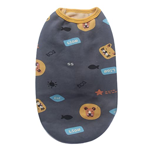 SpirWoRchlan Hundepullover, Größe M, warmer Aufdruck, fusselfrei, Dunkelgrau, Größe XL von SpirWoRchlan
