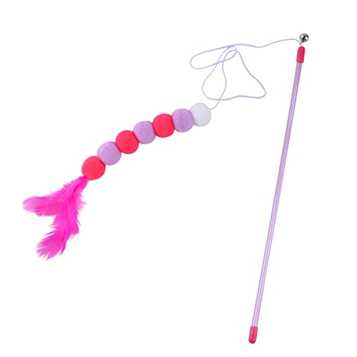 SpirWoRchlan Pet Wand Spielzeug Haustier Katze Plüsch Zauberstab Spielzeug mit Glocke SpirWoRchlan Pet Wand Spielzeug Haustier Katze Plüsch Zauberstab Spielzeug mit Glocke von SpirWoRchlan