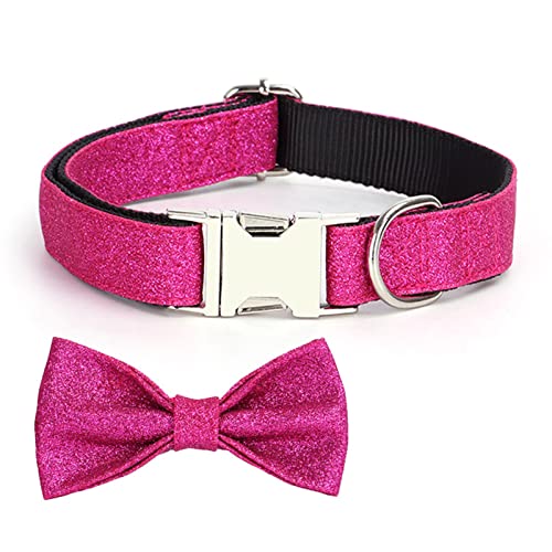 SpirWoRchlan Weihnachts-Dekoration, Hunde-Halskette, verstellbar, selbstgraviert, exquisite Verarbeitung, universell, praktisch, Nylon, Paillettenschleife, Haustier-Hundehalsband für Weihnachten, SpirWoRchlan Weihnachts-Dekoration, Hunde-Halskette, verstellbar, selbstgraviert, exquisite Verarbeitung, universell, praktisch, Nylon, Paillettenschleife, Haustier-Hundehalsband für Weihnachten, von SpirWoRchlan