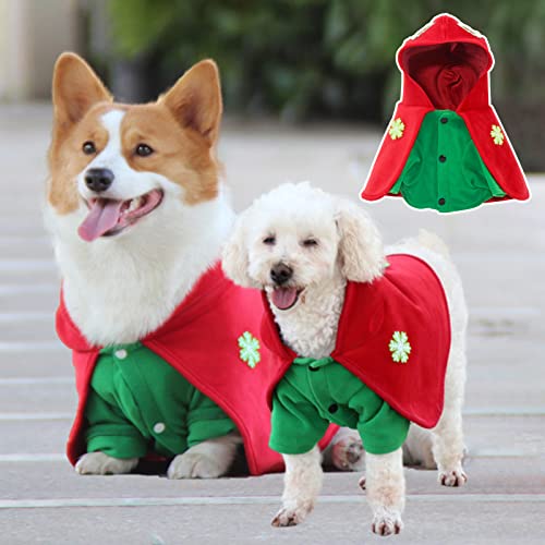 Weihnachtsdekoration, Haustierumhang, Schneeflockenmuster, Haustier-Cosplay, weiche Textur, modischer Hundemantel, Kapuzenumhang für Weihnachten, Weihnachtsdekoration, Ornamente, Party-Dekoration, Weihnachtsdekoration, Haustierumhang, Schneeflockenmuster, Haustier-Cosplay, weiche Textur, modischer Hundemantel, Kapuzenumhang für Weihnachten, Weihnachtsdekoration, Ornamente, Party-Dekoration, von SpirWoRchlan