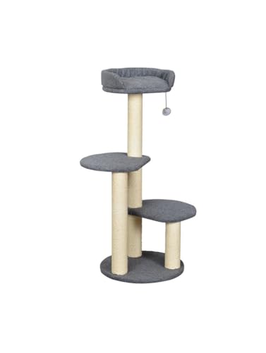 Katzen Kratzbaum 4 Ebenen 5 Sisal Krabben Säulen und Plüschbett - 50 x 50 x112.5 cm Katzen Kratzbaum 4 Ebenen 5 Sisal Krabben Säulen und Plüschbett - 50 x 50 x112.5 cm von Spire