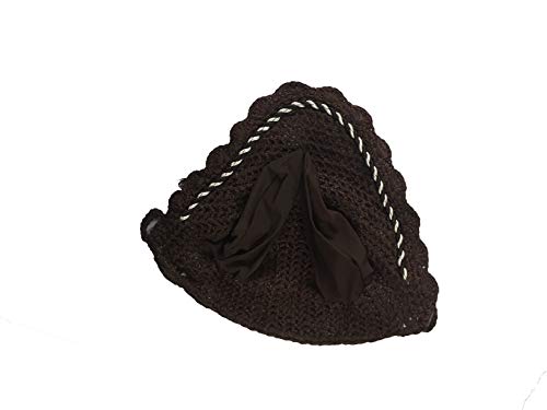 Spire Horse Soft Crochet Atmungsaktive Baumwolle Ohrennetz Haube Ohrenschutz Bonnets (Voll, Braun) von Spire