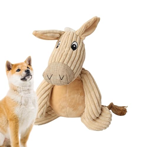Spizummp Hundespielzeug zur Zahnreinigung, robustes Kauspielzeug für Hunde, Eselform, Plüsch-Kauspielzeug für Training und Spielen Spizummp Hundespielzeug zur Zahnreinigung, robustes Kauspielzeug für Hunde, Eselform, Plüsch-Kauspielzeug für Training und Spielen von Spizummp