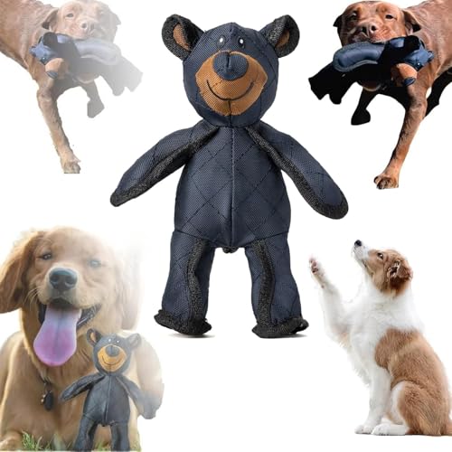 Hundespielzeug unzerstörbar, unzerbrechliches Hundespielzeug, unzerstörbares Quietschspielzeug für Hunde in Bärenform, interaktives Hundespielzeug, süßes Plüschspielzeug für Haustiere Hundespielzeug unzerstörbar, unzerbrechliches Hundespielzeug, unzerstörbares Quietschspielzeug für Hunde in Bärenform, interaktives Hundespielzeug, süßes Plüschspielzeug für Haustiere von SplendidHongyuan