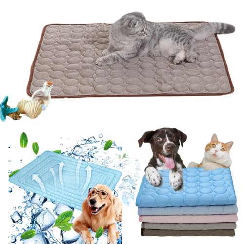SplendidHongyuan B,L,Kühlmatte für Haustiere, Kühlmatte für Hunde, Kühlmatte für Haustiere für Katzen, Selbstkühlmatte für Hundebetten, waschbare Schlafmatte aus Eisseide für Haustiere SplendidHongyuan B,L,Kühlmatte für Haustiere, Kühlmatte für Hunde, Kühlmatte für Haustiere für Katzen, Selbstkühlmatte für Hundebetten, waschbare Schlafmatte aus Eisseide für Haustiere von SplendidHongyuan