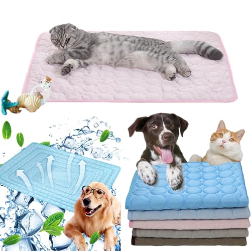 SplendidHongyuan E,XXL,Kühlmatte für Haustiere, Kühlmatte für Hunde, Kühlmatte für Haustiere für Katzen, Selbstkühlmatte für Hundebetten, waschbare Schlafmatte aus Eisseide für Haustiere SplendidHongyuan E,XXL,Kühlmatte für Haustiere, Kühlmatte für Hunde, Kühlmatte für Haustiere für Katzen, Selbstkühlmatte für Hundebetten, waschbare Schlafmatte aus Eisseide für Haustiere von SplendidHongyuan