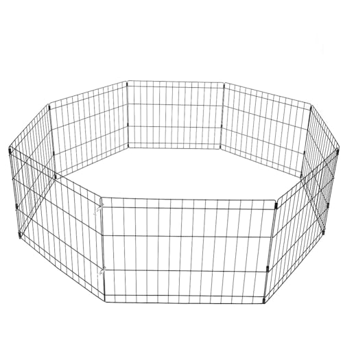 SPOCADO United Freilaufgehege - Faltbares Metallgehege in versch. Größen erhältlich - Langlebiges Eisen mit rostfreier Oberfläche, individuell formbar, einfacher Aufbau ohne Werkzeug (47 x 61 cm) von Spocado