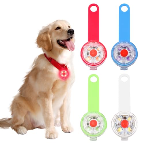 4 Stück Sicherheit Haustier Lichter, Sporgo LED Blinklicht für Hunde Katzen, USB Wiederaufladbar Sicherheitslicht LED Licht Leuchtanhänger Hund, Wasserdicht Haustier Lichter mit 3 Blinkmodis 4 Stück Sicherheit Haustier Lichter, Sporgo LED Blinklicht für Hunde Katzen, USB Wiederaufladbar Sicherheitslicht LED Licht Leuchtanhänger Hund, Wasserdicht Haustier Lichter mit 3 Blinkmodis von Sporgo