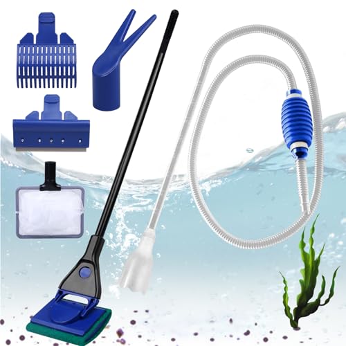 Aquarium Reinigungsset 5 in 1: Aquarium Zubehoer Aquarium Wasserwechsel Siphon und 5 Reinigungswerkzeuge Abnehmbar, Aquarium Reinigungs Set Aquarium Reinigungswerkzeuge für Wasserwechsel und Reinigung Aquarium Reinigungsset 5 in 1: Aquarium Zubehoer Aquarium Wasserwechsel Siphon und 5 Reinigungswerkzeuge Abnehmbar, Aquarium Reinigungs Set Aquarium Reinigungswerkzeuge für Wasserwechsel und Reinigung von Sporgo