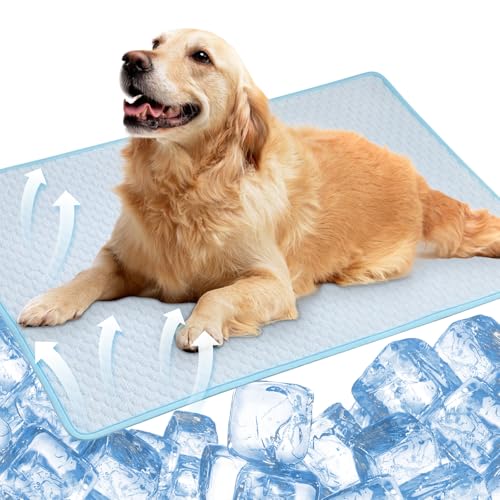 Sporgo Kühlmatte für Hunde: Haustier Kühlmatte Hund Katze Selbst Kühlende Hundematte,Kühlmatte Sommer Zerstreut Wärme von Ihrem Haustier, Selbstkühlend Matte Hunde Katzen Waschbar, Blau (50 x 70CM) Sporgo Kühlmatte für Hunde: Haustier Kühlmatte Hund Katze Selbst Kühlende Hundematte,Kühlmatte Sommer Zerstreut Wärme von Ihrem Haustier, Selbstkühlend Matte Hunde Katzen Waschbar, Blau (50 x 70CM) von Sporgo