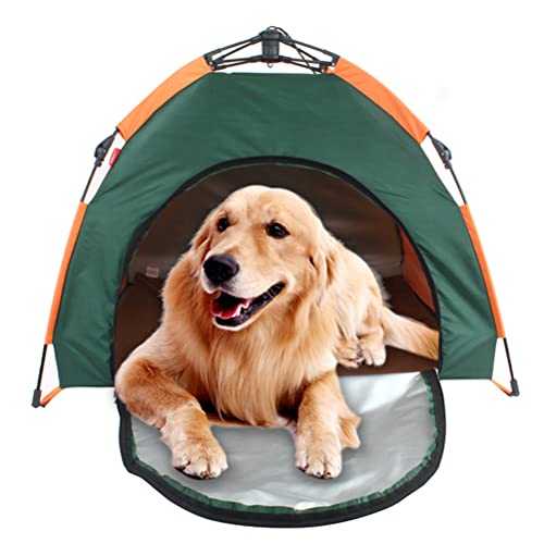 Sport Tent Haustierzelt Outdoor Hundezelt faltbar Pop Up Hundehütte Wasserdichtes Hundehaus mit Kissen tragbares Hundebett im Freien Höhle für Hund Welpen Katzen von Sport Tent