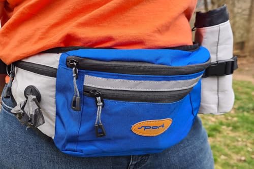 Sport Vibrations® Daily Bag – Hüfttasche mit Trinkflaschenhalterung und Leckerlibeutel für Hundespaziergänge und Hundezubehör von Sport Vibrations