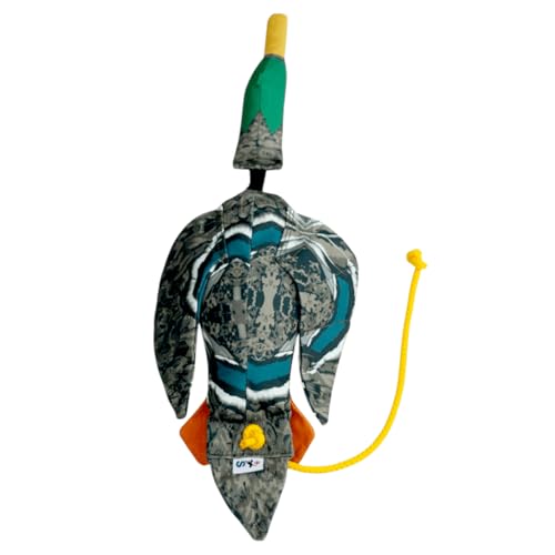 Sporting Saint Dead Bird Entendummy Pro – Realistischer Apportierdummy Ente, ca. 700g, schwimmfähig, mit Flügeln & Wurfschnur, für Dummytraining & Jagdhundetraining von Sporting Saint