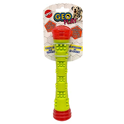 Geo Play Light & Sound Stick Hundespielzeug, 23 cm von SPOT