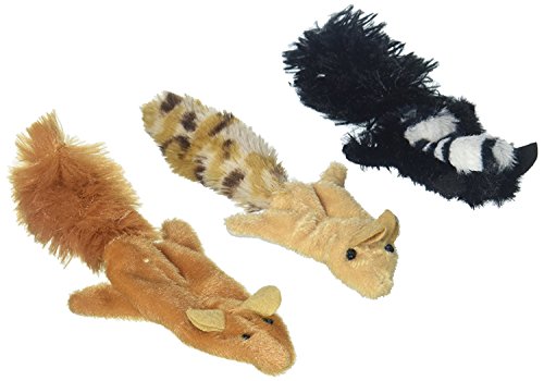 Spot Ethical Pet Skinneeez Forest Creature 3in Assorted Catnip Cat Toy - 3 Pack von SPOT