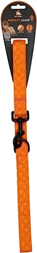 Spotted! Pro Dog Leash - Haustierleine mit Musketon-Verschluss - Extra D-Ring - Wetterfest & wasserdicht - 120 cm - Orange von Spotted! Pro