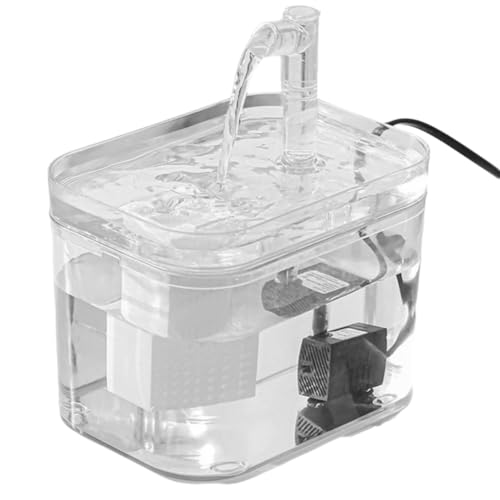 Spourita Automatischer Wasserkreislaufspender, 1 l, für Haustiere, große Größe, für Kätzchen und Hunde von Spourita