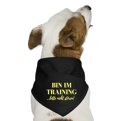 Spreadshirt Bin im Training Bitte Nicht Stören Hunde In Ausbildung Hunde-Bandana, One Size, Schwarz Spreadshirt Bin im Training Bitte Nicht Stören Hunde In Ausbildung Hunde-Bandana, One Size, Schwarz von Spreadshirt