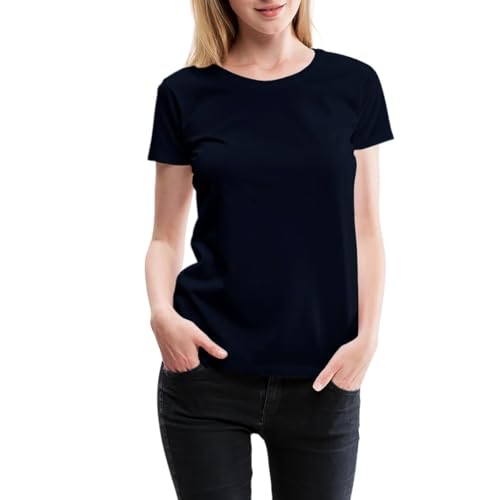 Spreadshirt Färt Lustiges Pferd Zeichnung Frauen Premium T-Shirt, XL, Navy von Spreadshirt