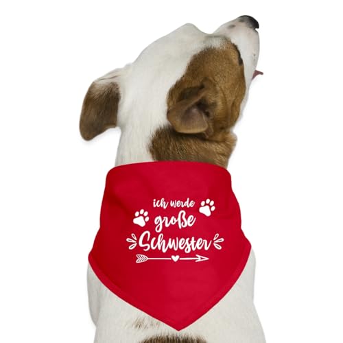 Spreadshirt Ich Werde Große Schwester Familie Hund Geschenk Hunde-Bandana, One Size, Rot Spreadshirt Ich Werde Große Schwester Familie Hund Geschenk Hunde-Bandana, One Size, Rot von Spreadshirt