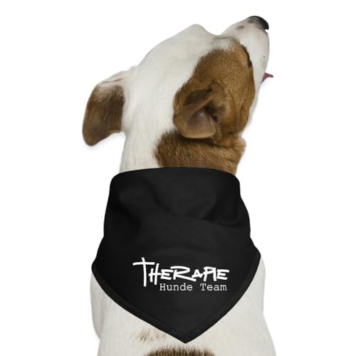 Spreadshirt Therapie Hunde Team Geschenkidee Weiß Spruch Hunde-Bandana, One Size, Schwarz Spreadshirt Therapie Hunde Team Geschenkidee Weiß Spruch Hunde-Bandana, One Size, Schwarz von Spreadshirt