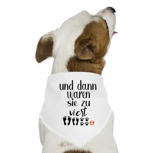 Spreadshirt Und Dann Waren Sie Zu Viert Familie Kind Hund Geschenk Hunde-Bandana, One Size, Weiß Spreadshirt Und Dann Waren Sie Zu Viert Familie Kind Hund Geschenk Hunde-Bandana, One Size, Weiß von Spreadshirt