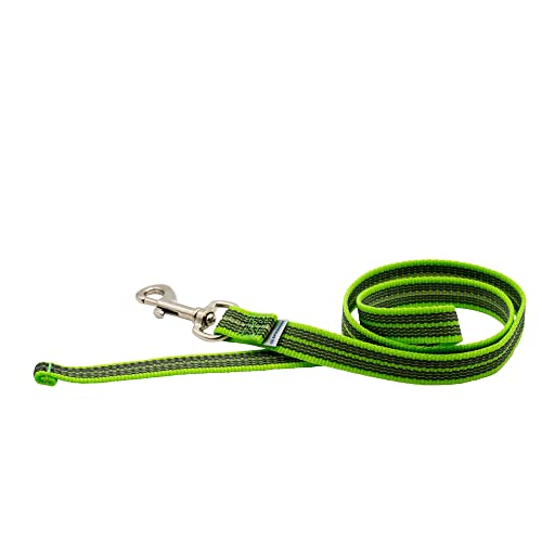 Gummierte Leine ohne Handschlaufe - grün, 100 cm (1 m) von Herm Sprenger
