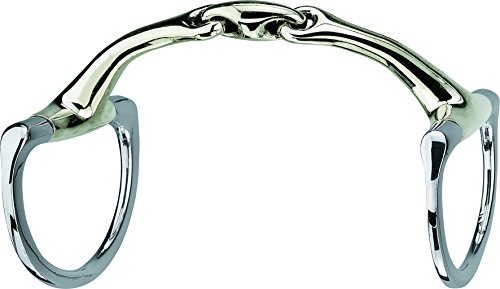 Sprenger Dynamic RS Olivenkopfgebiss mit D-förmigem Ring 16 mm doppelt gebrochen - Sensogan, 135 mm Weite von Herm Sprenger