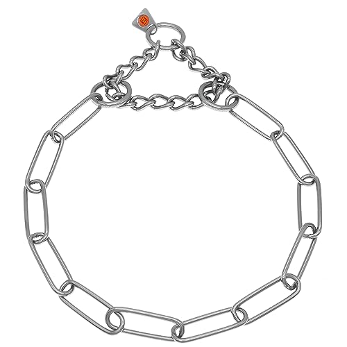Sprenger Hundehalskette mit Durchzugskette 3mm I Edelstahl rostfreies Hundehalsband für langhaar Hunderassen bis 55 kg (58 cm) von Herm Sprenger