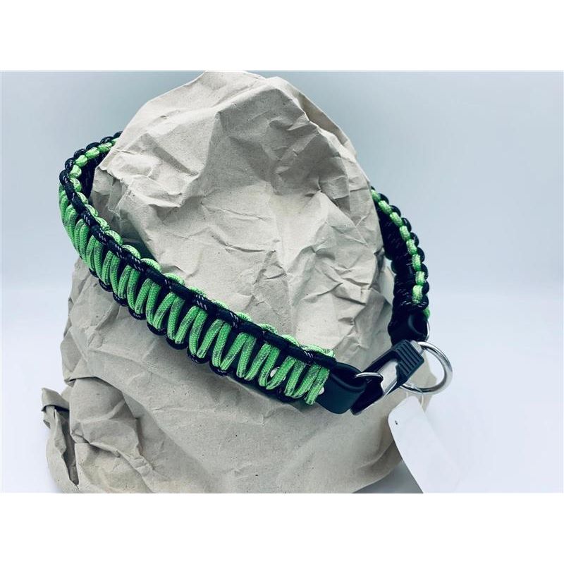 Sprenger Paracord Halsband mit ClickLock Verschluss 30 cm Grün von Sprenger