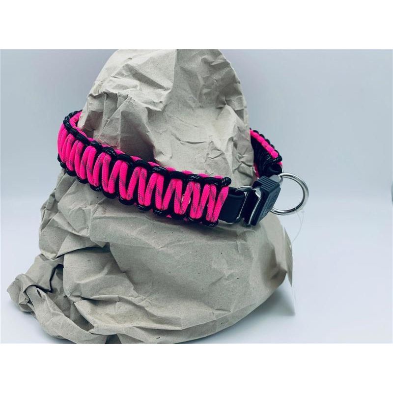 Sprenger Paracord Halsband mit ClickLock Verschluss 45 cm Pink von Sprenger