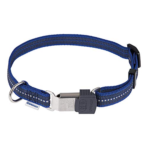 Verstellbares Halsband - reflektierend, blau, 30-45 cm von SPRENGER