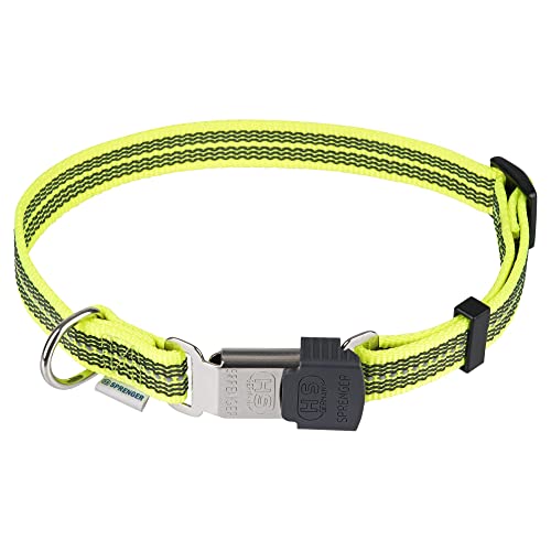 Verstellbares Halsband - reflektierend, neon gelb, 30-45 cm von Herm Sprenger